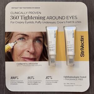 StriVectin Tightening Eye Serum For Crepey Eyelids Puffy Undereyes 19ml Each
